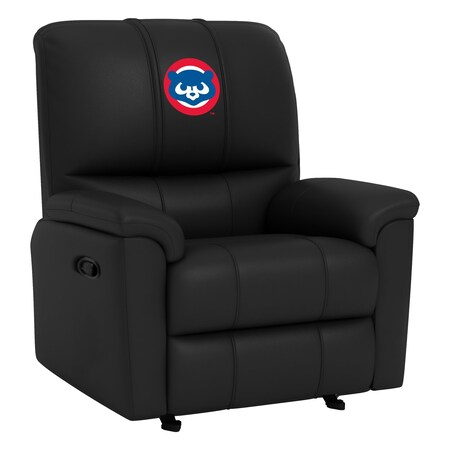 Dreamseat Rocker Recliner with Chicago Cubs Cooperstown Primary XZ52031CDRRBLK-PSCOOP0130